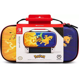 Estuche Travel Case Pokemon Pikachu Dragonite Switch Nuevo