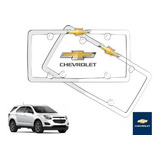 Par Porta Placas Chevrolet Equinox 2012 Original