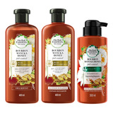 Herbal Essences Kit Bourbon Manuka Shampoo Enjuague Crema 