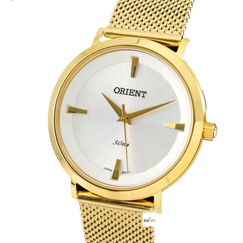 Relógio Orient Feminino Dourado -  Fgss0140 S1kx