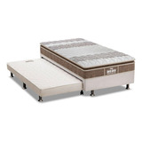 Cama Box C/auxiliar Solteiro: Colchão Espuma Probel D33/ep 