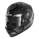 Capacete Shark Ridill 1.2 Mecca Kas Cor Preto/cinza - Matt Kas Tamanho Do Capacete 56/s