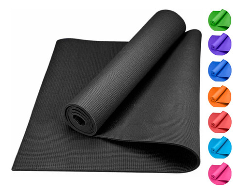 Tapete De Yoga Black Mamut Yoga Mat 3 Mm Color Negro