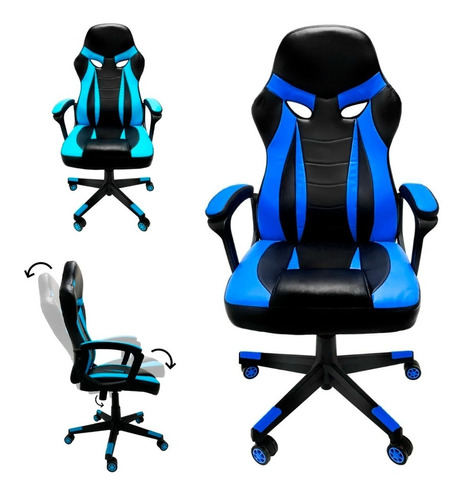 Silla Escritorio Barata Gamer Ergonómica Premium Play 