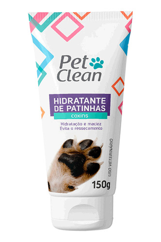 Hidratante De Patinhas Creme Patas Cães Gatos Pet Clean 150g