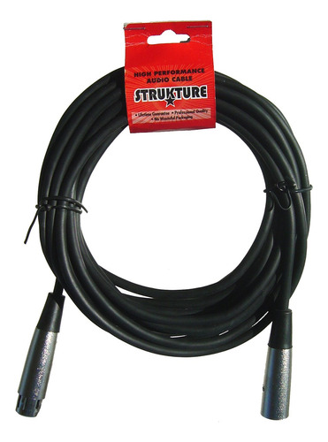 Strukture Smc06 Xlr Cable De Microfono, 6 Pies