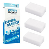 Kit2 Esponjas Mágica Tekbond C/6 P/limpez Pesada Praticidade