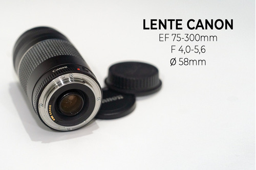Lente Canon Ef 75-300mm F/4-5.6iii