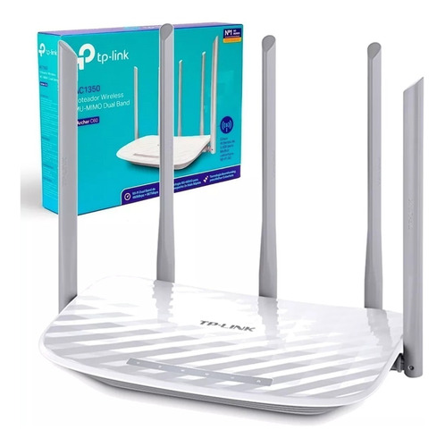 Router Dual Band 5 Antenas Ac1350 Archer C60 Tp-link V2