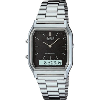 Reloj Casio vintage plateado unisex AQ-230a-1dmq | Envío gratis