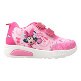 Zapatillas Niñas Minnie 0324 Footy Luz Al Pisar 23/28 *shubo