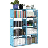 Librero Y Mueble Organizador Estante Para Libros 8 Cubos