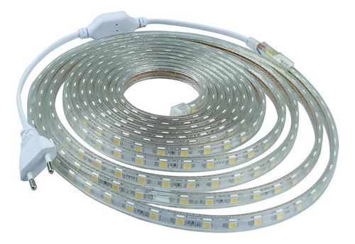 7m Fita Led 110v Branco Quente 3000k 