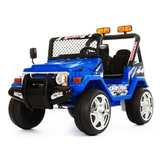Jeep A Bateria Azul 12v Control Remoto Y Cinturón Seguridad