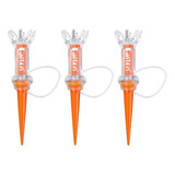 3x Tees De Golf Magnéticos De Pp, Soporte De 80mm Naranja