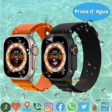 Smartwatch Hw8 Ultra Com Localizador Gps 100% À Prova D´água Cor Da Pulseira Preto