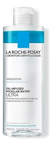 La Roche Posay Agua Micelar Bifásica Oil Infused X 400 Ml