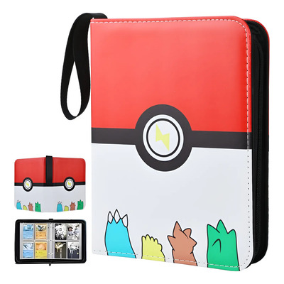 Tarjetero Pokémon 4 Bolsillos 400 Tarjetas Álbum | Meses sin interés