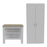 Combo Para Cocina Doha, Mueble Auxiliar Y Alacena