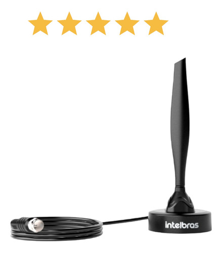 Antena Digital Interna Para Tv 4k Full Hd Hdtv Uhf Intelbras