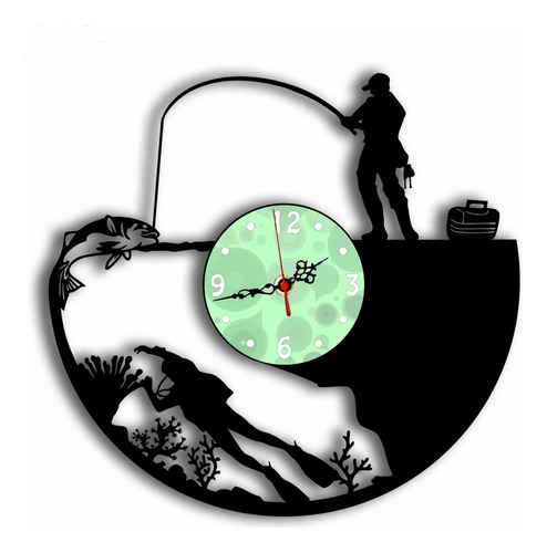 Reloj De Pared De Pesca