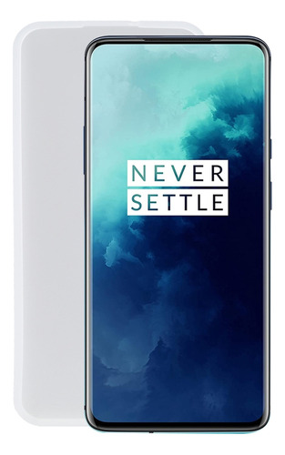 Funda Pudding De Tpu Blanca Transparente Para Oneplus 7t Pro