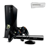 Xbox 360 Slim Travado + Kinect + 2 Controles  + 7 Jogos