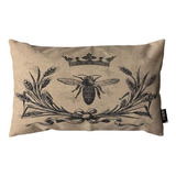 Ekobla Funda De Almohada De Abeja Vintage Reina Abejas Anima