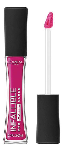 Labial Gloss Loréal Paris Infallible Pro Matte Gloss - 6.3ml Color 304 Rebel Rose