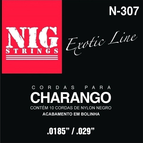 Encordoamento Charango Boliviano Nig Nylon Com Bolinha N307