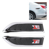 2 Pcs Car Side Air Intake Flow Vent Fender Stickers