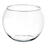 Vaso Aquário Redondo Grande Vidro 4,5litros Decoração Peixes