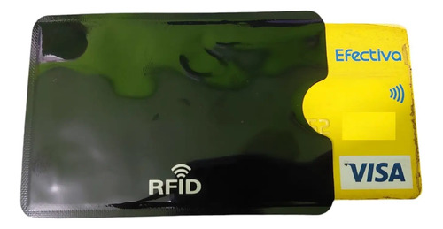 10 Protectores Rfid Para Tarjeta De Credito Debito Antirrobo | Meses sin interés