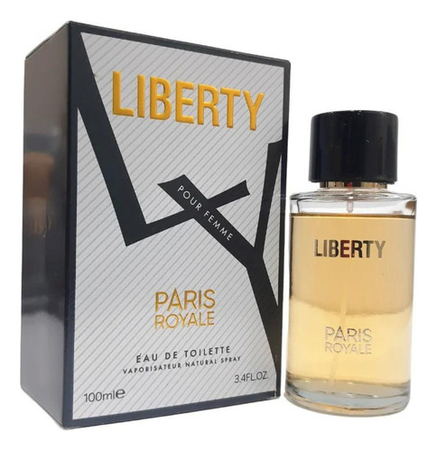 Perfume Árabe Liberty Feminino - 100ml - Paris Royale - Ótima Fixação Projeção E Qualidade, ,