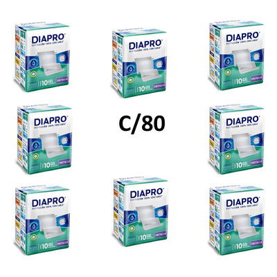 Pañales para adultos descartables Diapro Predoblado Unitalla x 10 u | Envío gratis