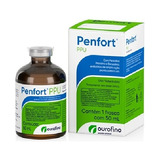 Penfort Ppu Ourofino 50ml Equinos Bovinos Ovinos Suinos