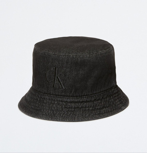 Gorro Bucket Calvin Klein De Mezclilla Negro Original 