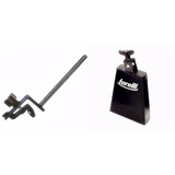 Cowbell 8 Polegadas + Clamp Para Fixar No Bumbo Torelli