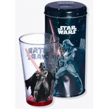 Copo Em Vidro Com Cofre Darth Vader 500ml - Zona Criativa