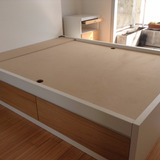 Oferta - Cama Wacket - Dos Plazas C/botinero  Polt Mobilier