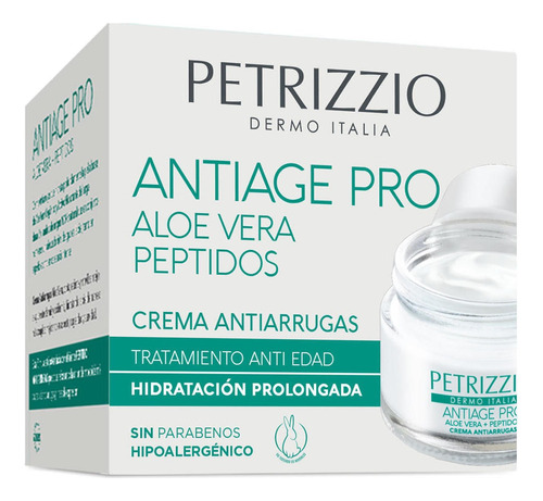 Crema Antiarrugas Antiage Pro Aloe Vera Peptidos | Petrizzio Dermo