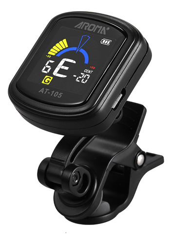 Tuner Aroma At-105, Color Recargable Con Clip Incorporado