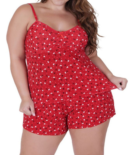 Kit 05 Pijama Plus Size Exgg Baby Doll Short Doll Conjunto