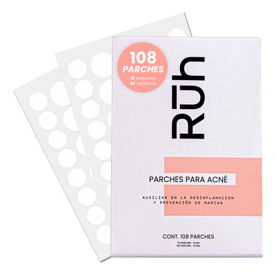 Parches Para Acné Caja con 108 Piezas, Absorben Grasa Protegen y Disimulan Imperfecciones Piel Mixta y Grasa, Uso Diario , Parches Hidrocoloide Antiacné | Meses sin interés