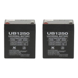 12 V 5 Ah Batería De Ups Para Topin 12 V5ah / 20hr - 2 Paque