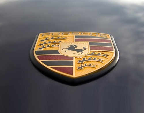 Emblema Porsche Delantero Emblema + Junta De Emblema Foto 3