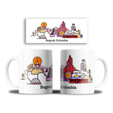 Taza Mug Personalizado Bogotá + Caja Individual