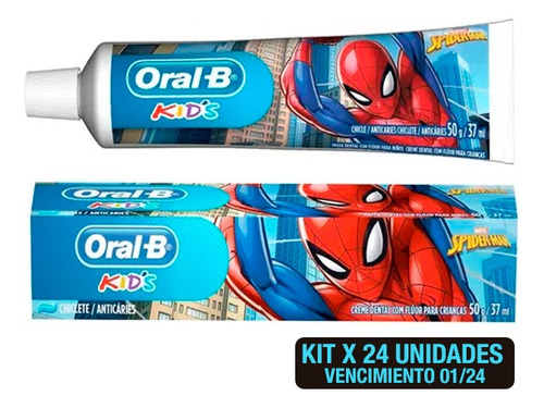 Oral B Kids X24 Pasta Dental Fluor Niños Disney 50gr Vto.