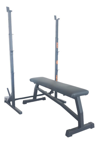 Rack Sentadillas Regulable Pecho +bco Plano 50/50 Reforzado 