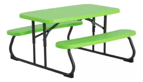 Mesa De Picnic Lifetime Infantil Plegable Verde